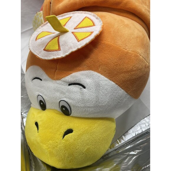 Flip A Zoo Jumbo 30" Reversible Stuffed Animal Orange Pop Penguin Strawberry - Picture 3 of 15